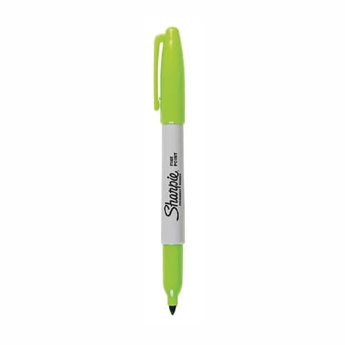 Marcador Sharpie permanente x UNIDAD Color Verde claro