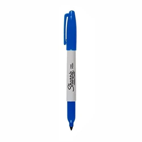 Marcador Sharpie permanente x UNIDAD Color azul