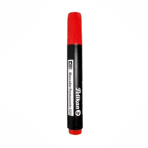 Marcador permanente PELIKAN x Unidad Color Rojo
