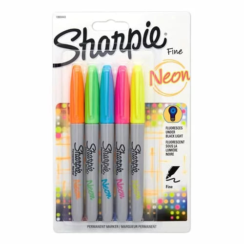 Marcadores Sharpie NEON x5 Colores diferentes