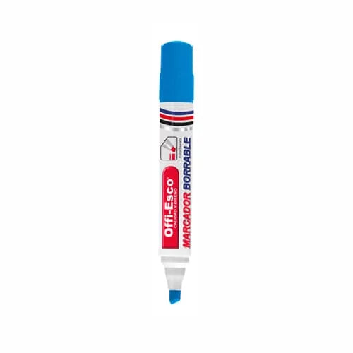 Marcadores borrables OFFIESCO x UNIDAD Color Azul