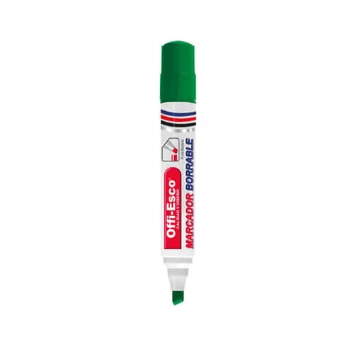 Marcadores borrables OFFIESCO x UNIDAD Color Verde
