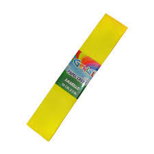 Papel Crepe Amarillo pliego x UNIDAD