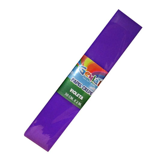 Papel Crepe Morado pliego x UNIDAD