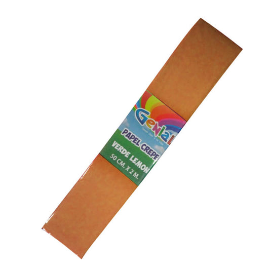 Papel Crepe Naranja pliego x UNIDAD