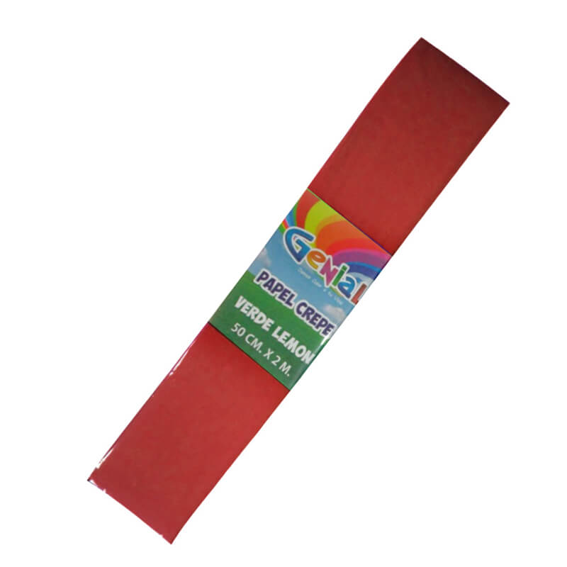 Papel Crepe Rojo pliego x UNIDAD