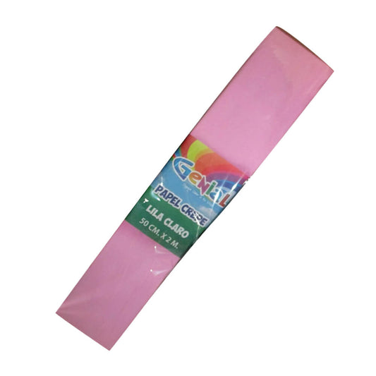 Papel Crepe rosado pliego x UNIDAD