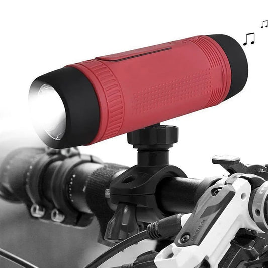 Parlante linterna para bicicleta RADIO FM Y BLUETOOTH