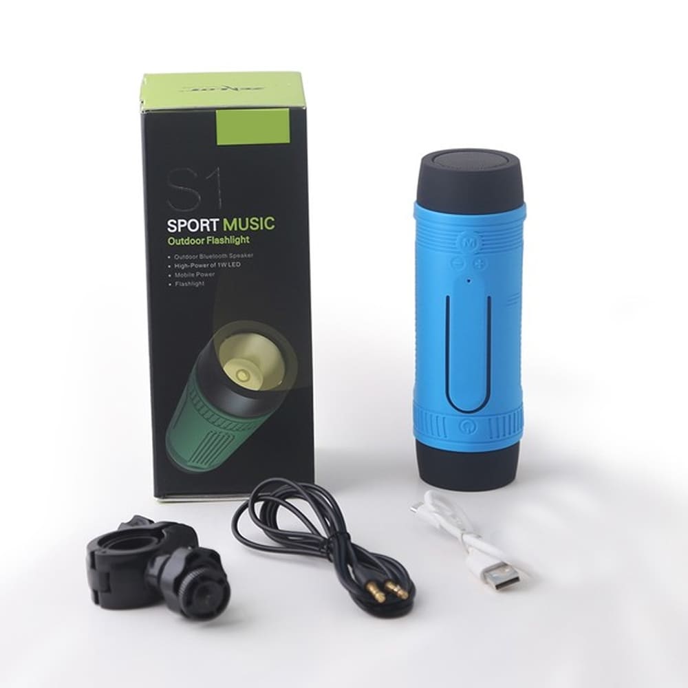 Parlante linterna para bicicleta RADIO FM Y BLUETOOTH