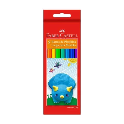 Plastilina 112g -FABER CASTELL- x 8 Colores