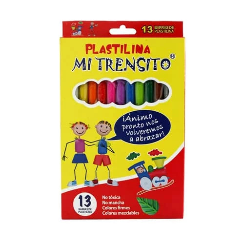 Plastilina 200g -MI TRENSITO- x 13 Colores