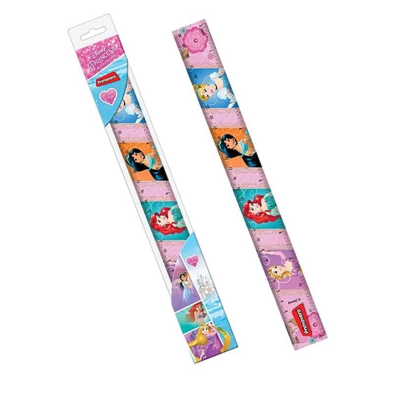 Regla de 30cm plástica PERSONAJES NIÑA PRINCESAS #1