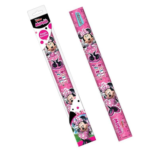 Regla de 30cm plástica PERSONAJES NIÑA MINNIE #1