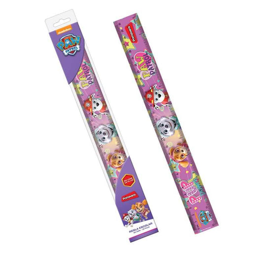 Regla de 30cm plástica PERSONAJES NIÑA PAW PATROL #1