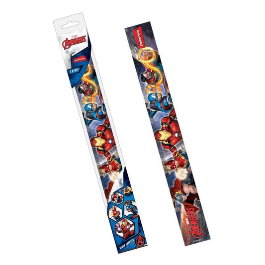 Regla de 30cm plástica PERSONAJES NIÑO AVENGERS #1