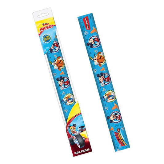 Regla de 30cm plástica PERSONAJES NIÑO MICKEY MOUSE #5