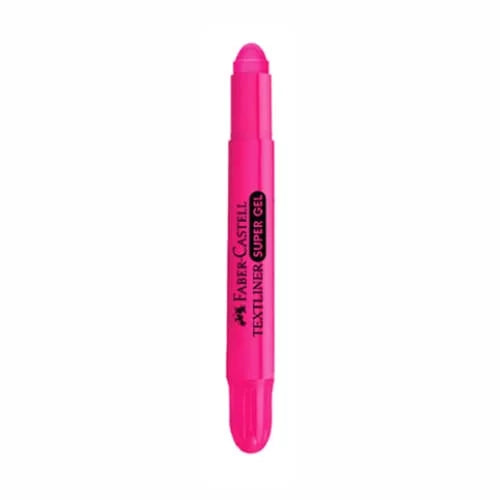 Resaltador FABER CASTELL SUPER GEL x UNIDAD Color Fucsia
