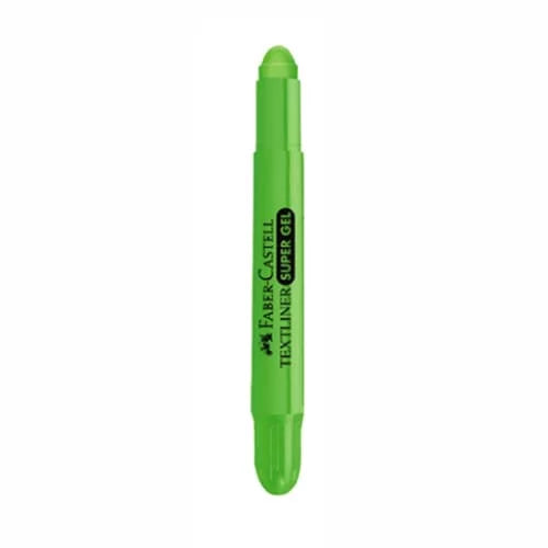 Resaltador FABER CASTELL SUPER GEL x UNIDAD Color Verde