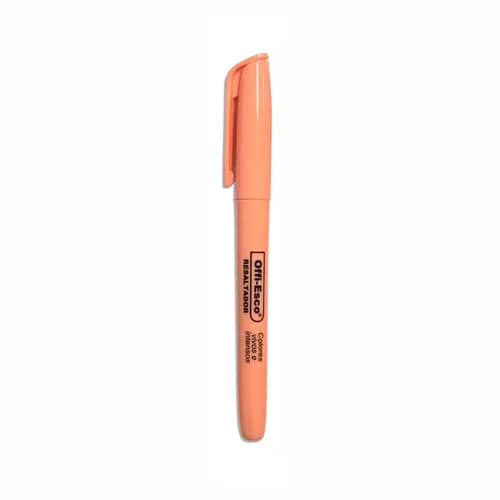 Resaltador OFFIESCO delgado Pastel x UNIDAD Color Naranja