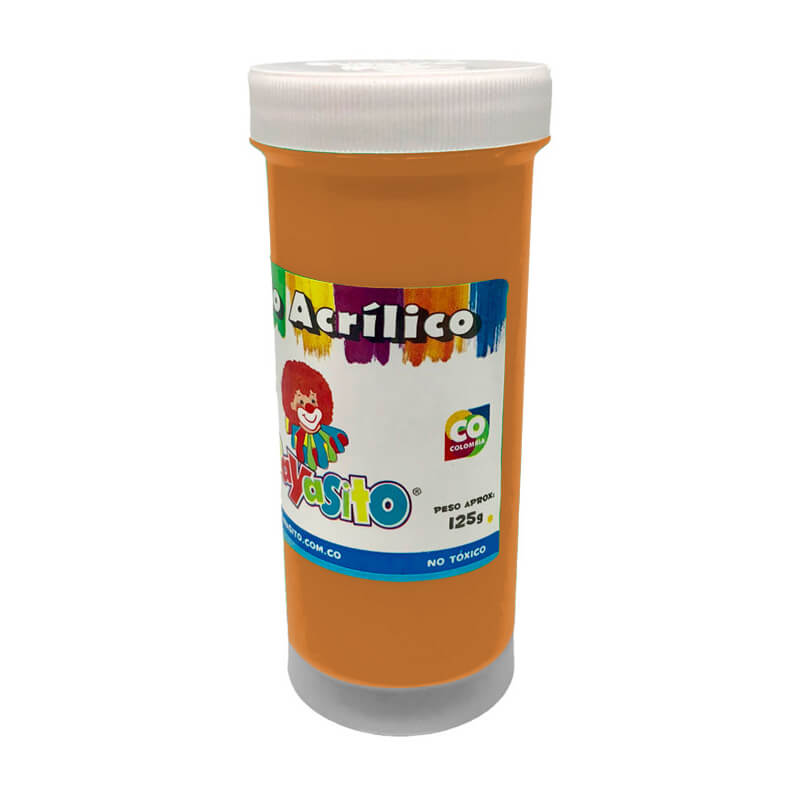 Vinilo acrílico 125g NARANJA