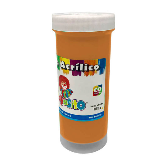 Vinilo acrílico 125g NARANJA