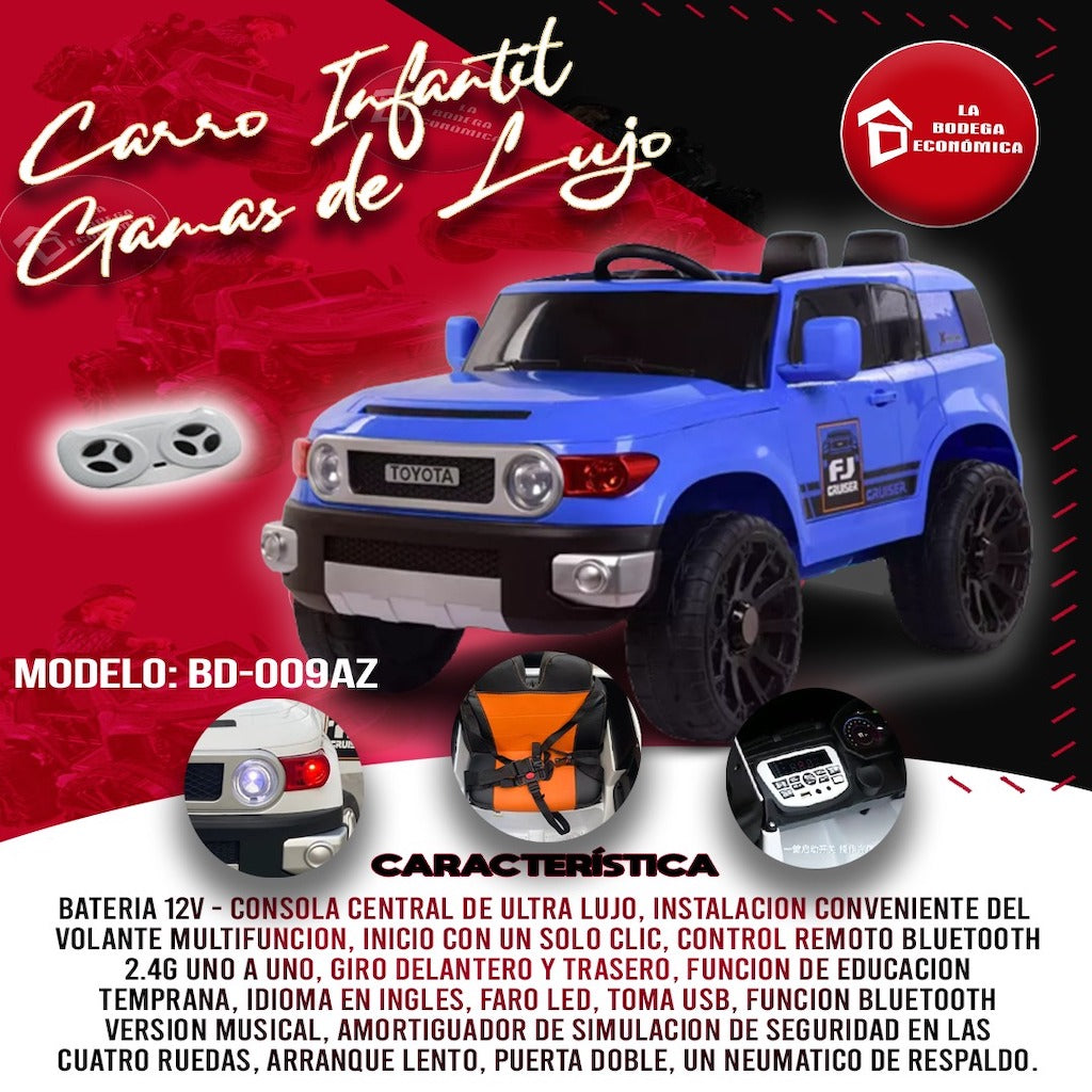 carro montable fj electrico