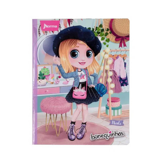 Cuaderno cosido BONEQUINHAS norma DE 100 HOJAS #2