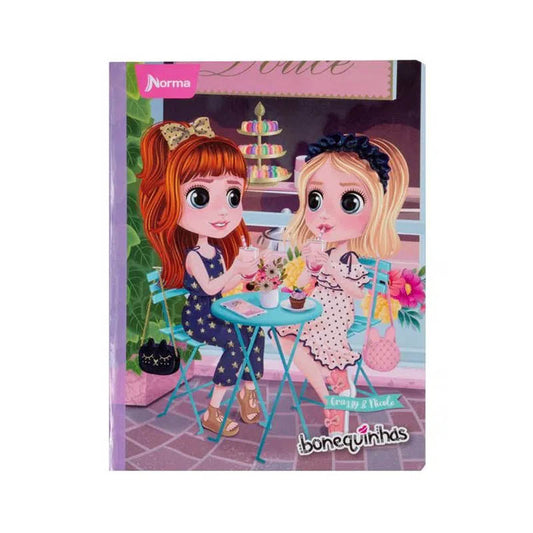 Cuaderno cosido BONEQUINHAS norma DE 100 HOJAS #7