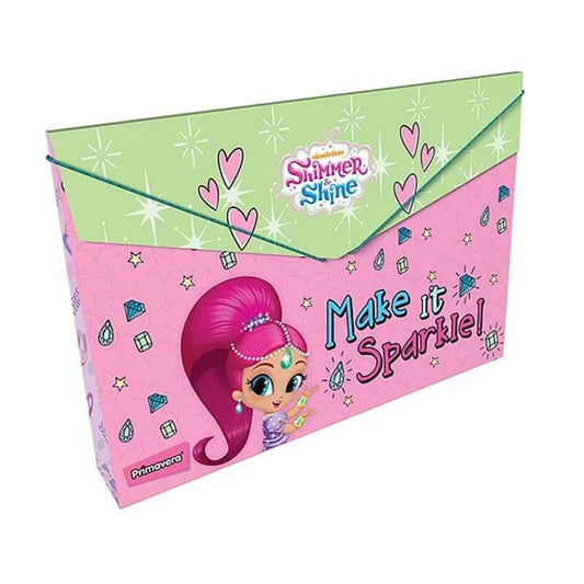 Carpeta fuelle cartón con caucho PERSONAJES FEMENINO SHIMMER SHINE