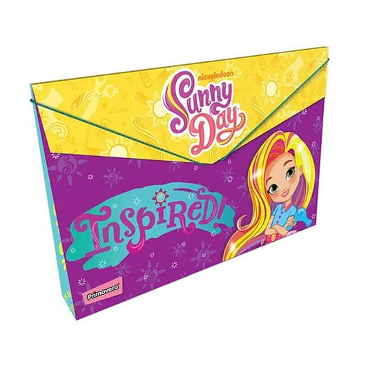 Carpeta fuelle cartón con caucho PERSONAJES FEMENINO SUNNY DAY #3