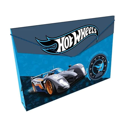Carpeta fuelle cartón con caucho PERSONAJES MASCULINO HOT WHEELS #2
