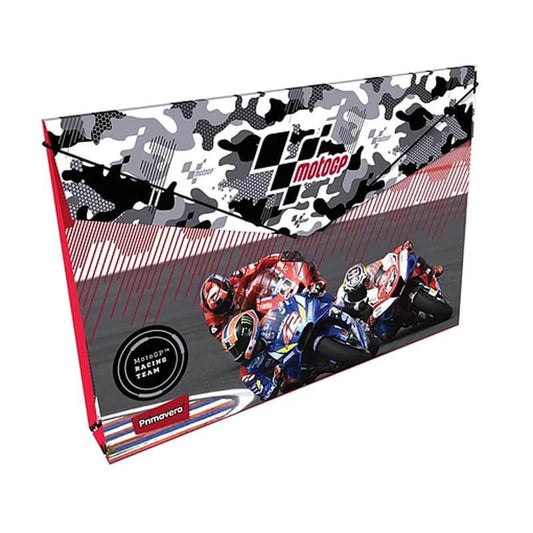 Carpeta fuelle cartón con caucho PERSONAJES MASCULINO MOTO GP