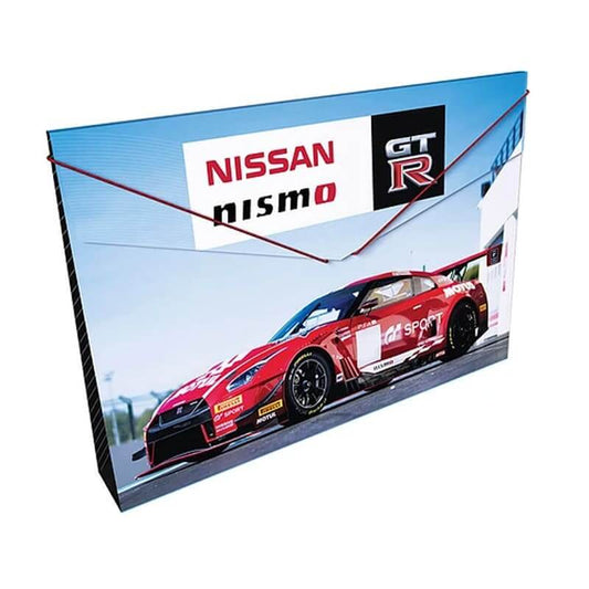 Carpeta fuelle cartón con caucho PERSONAJES MASCULINO NISSAN GTR