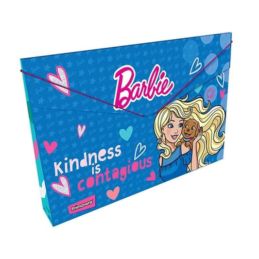 Carpeta fuelle cartón con caucho PERSONAJES FEMENINO BARBIE #2