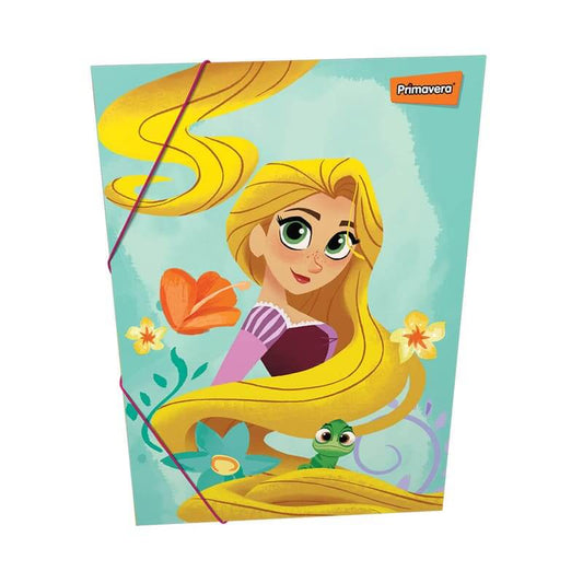 Carpeta con caucho plático DISNEY RAPUNZEL