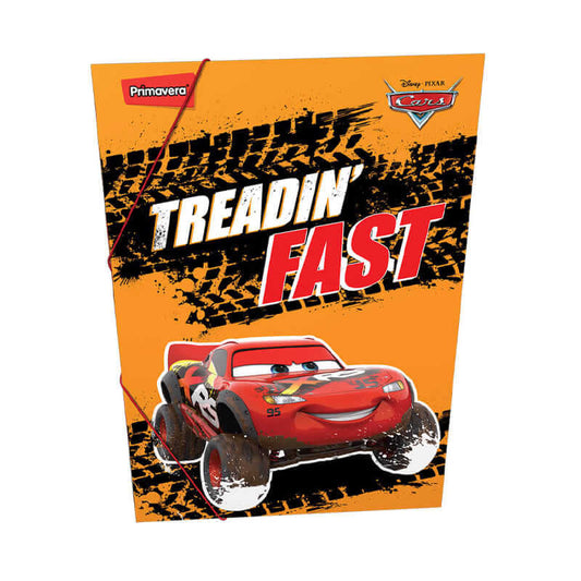 Carpeta con caucho plático DISNEY CARS