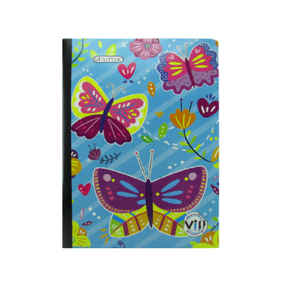 Cuaderno cosido grande de 50 hojas cuadriculado 23CM X 18 #NIÑAQPAPPYER