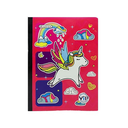Cuaderno cosido grande de 100 hojas cuadriculado 23CM X 18 #NIÑAPAPPYER