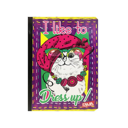 Cuaderno cosido grande de 100 hojas cuadriculado 23CM X 18 #NIÑAFAMA
