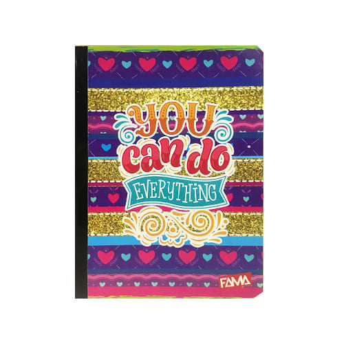 Cuaderno cosido grande de 50 hojas cuadriculado 23CM X 18 #NIÑAFAMA