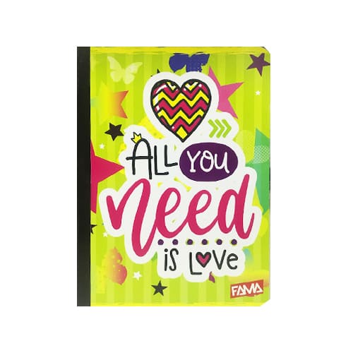 Cuaderno cosido grande de 100 hojas cuadriculado 23CM X 18 #NIÑAFAMA