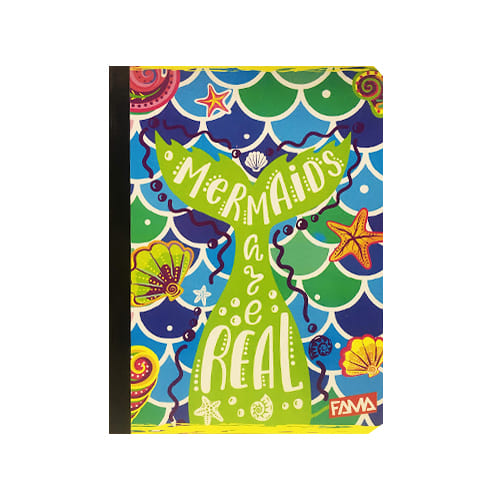 Cuaderno cosido grande de 50 hojas cuadriculado 23CM X 18 #NIÑAFAMA