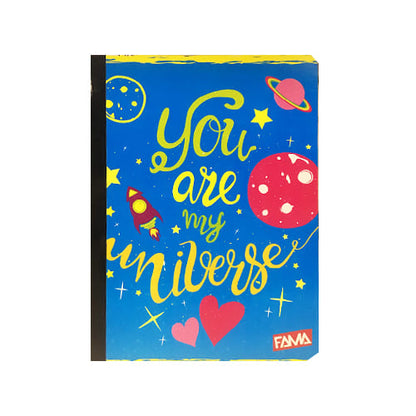 Cuaderno cosido grande de 50 hojas cuadriculado 23CM X 18 #NIÑAFAMA