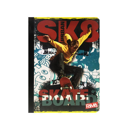 Cuaderno cosido grande de 50 hojas cuadriculado 23CM X 18 #NIÑOFAMA