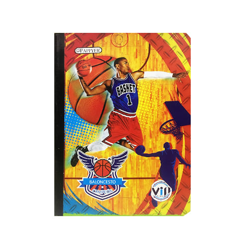 Cuaderno cosido grande de 50 hojas cuadriculado 23CM X 18 #NIÑOPAPPYER