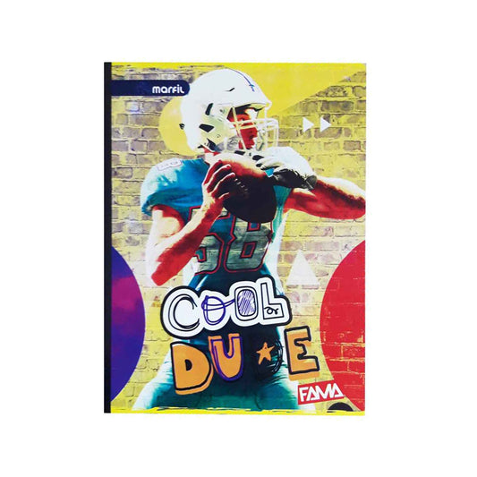 Cuaderno cosido grande de 50 hojas cuadriculado 23CM X 18 #NIÑOFAMA