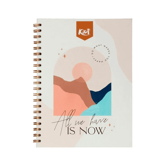 Cuaderno doble O  Platino grande KIUT DE 100 HOJAS rayado durabook platino #4