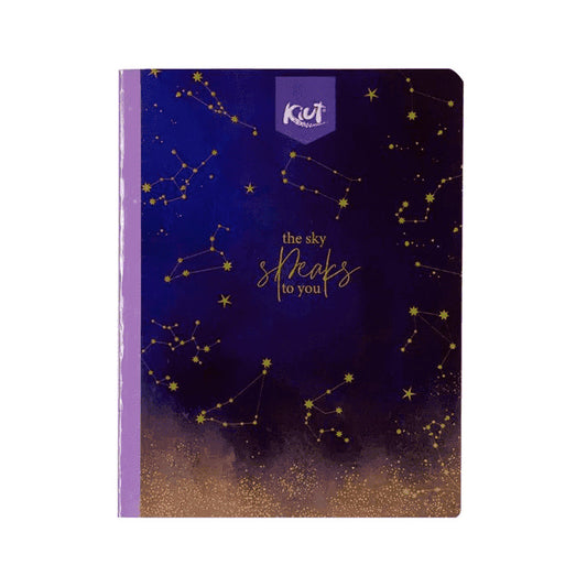 Cuaderno cosido grande KIUT DE 100 HOJAS cuadriculado tapa flexible #1