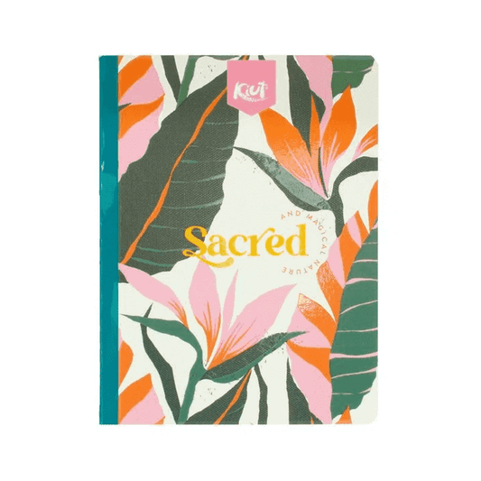 Cuaderno cosido grande KIUT DE 100 HOJAS cuadriculado tapa flexible #13