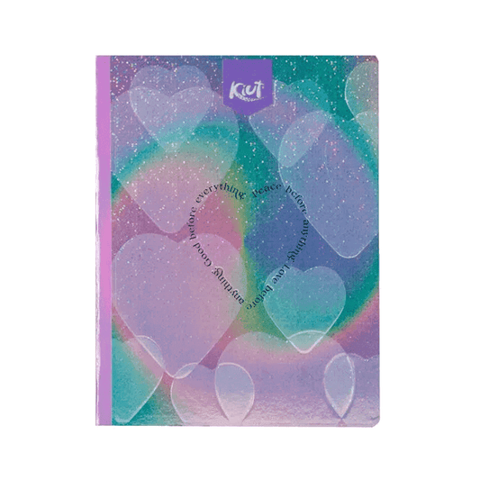 Cuaderno cosido grande KIUT DE 100 HOJAS cuadriculado tapa flexible #5